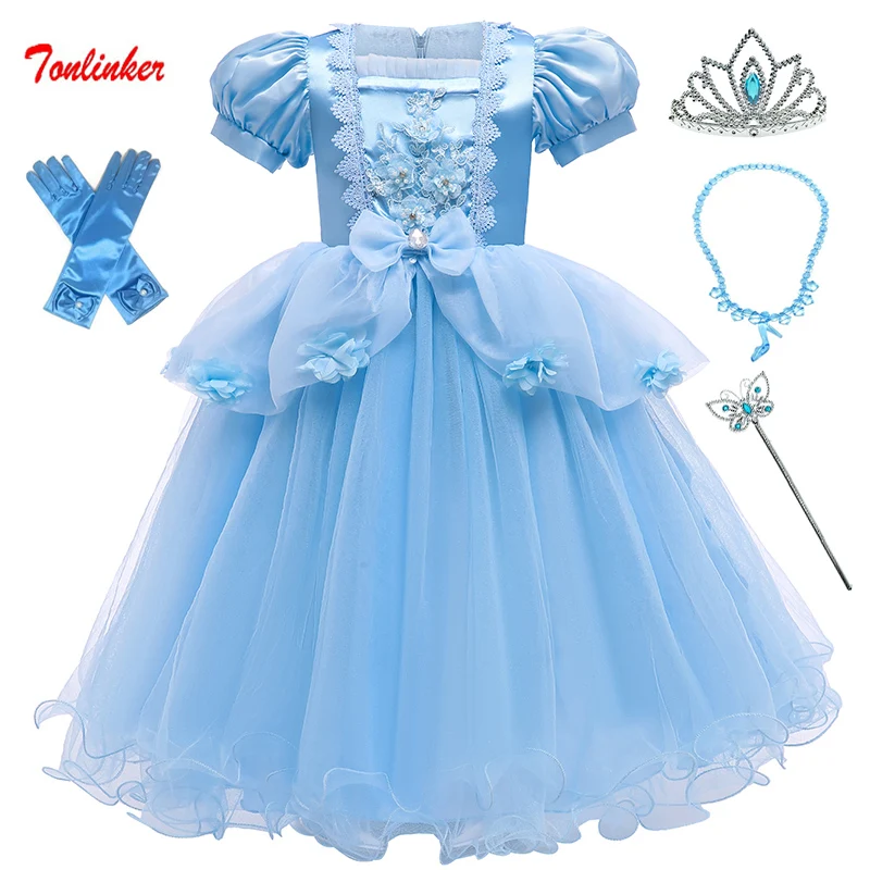 

Новинка 2020, костюм для девочки, наряд принцессы, Снежная королева, накидка для девочки, карнавальный нарядвечерние вечерний наряд, детская о...