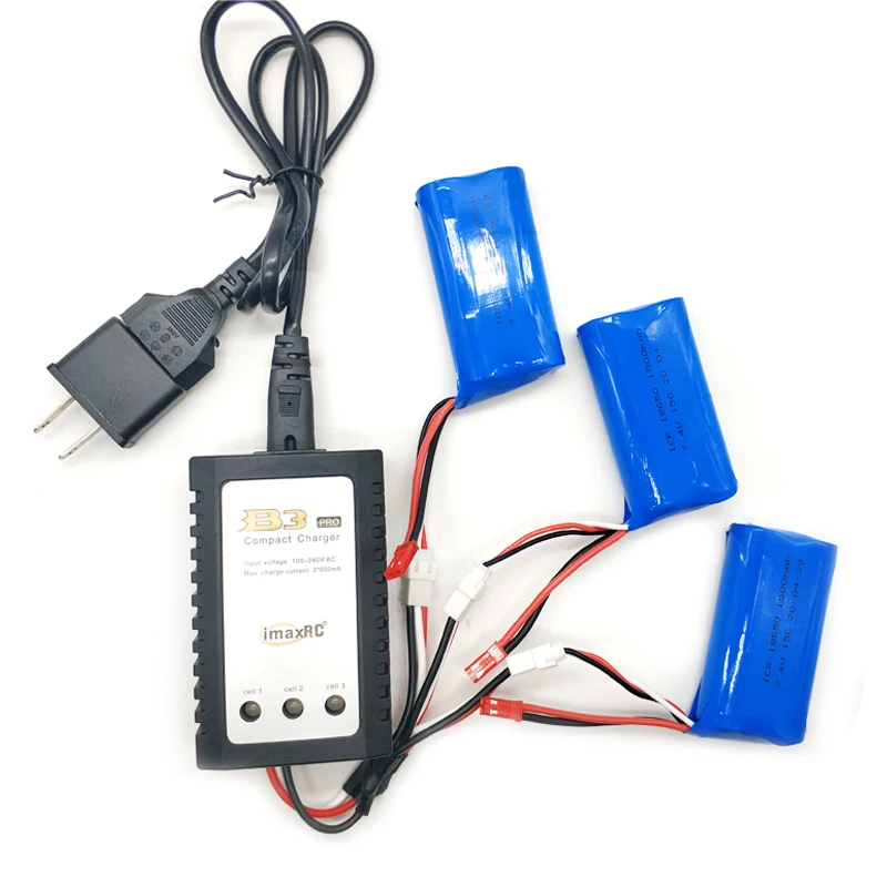 7 4 V 1500mAh Lipo батарея с зарядным устройством для MJX F 45 Wltoys A959 RC вертолет автозапчасти