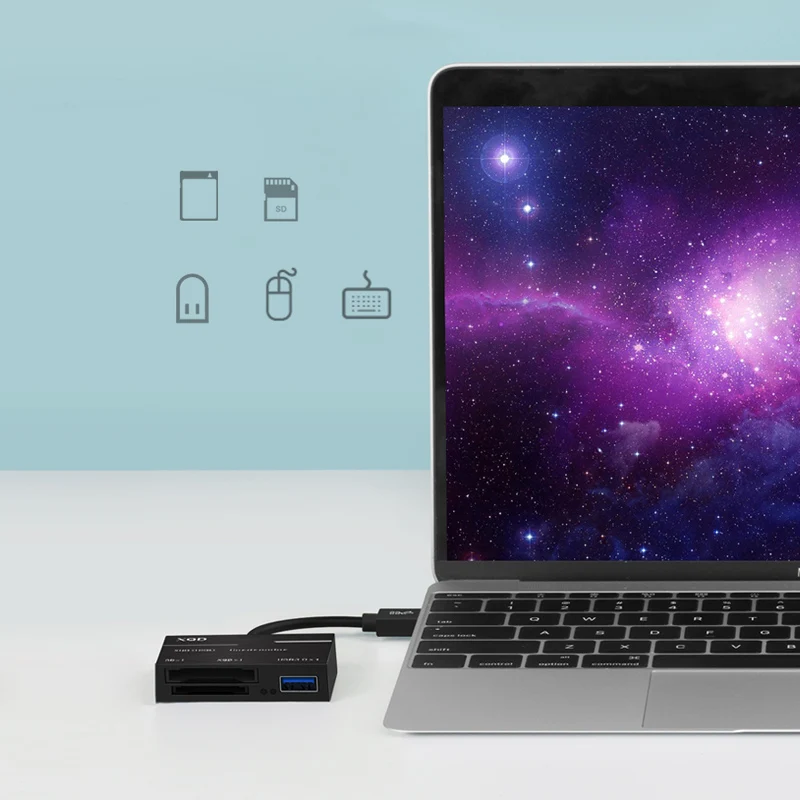 USB 3.0 Type C кардридер для SD карт|USB-хабы| |