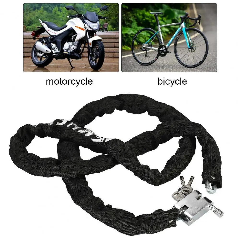 

Chain Lock Anti-rust Wide Application Waterproof Heavy Duty Strong Padlock for Bicycles
