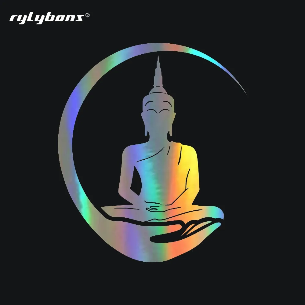 1 шт. забавные статуи Будды автомобильная наклейка стикер для автомобиля