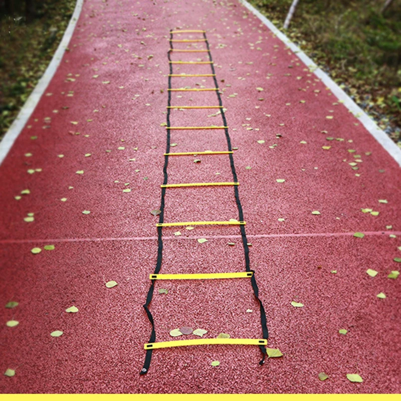 

Strong 12 crossbar 6 meter 18 feet Soccer Agility Ladder for Soccer Speed Training Outdoor Fitness Equipment