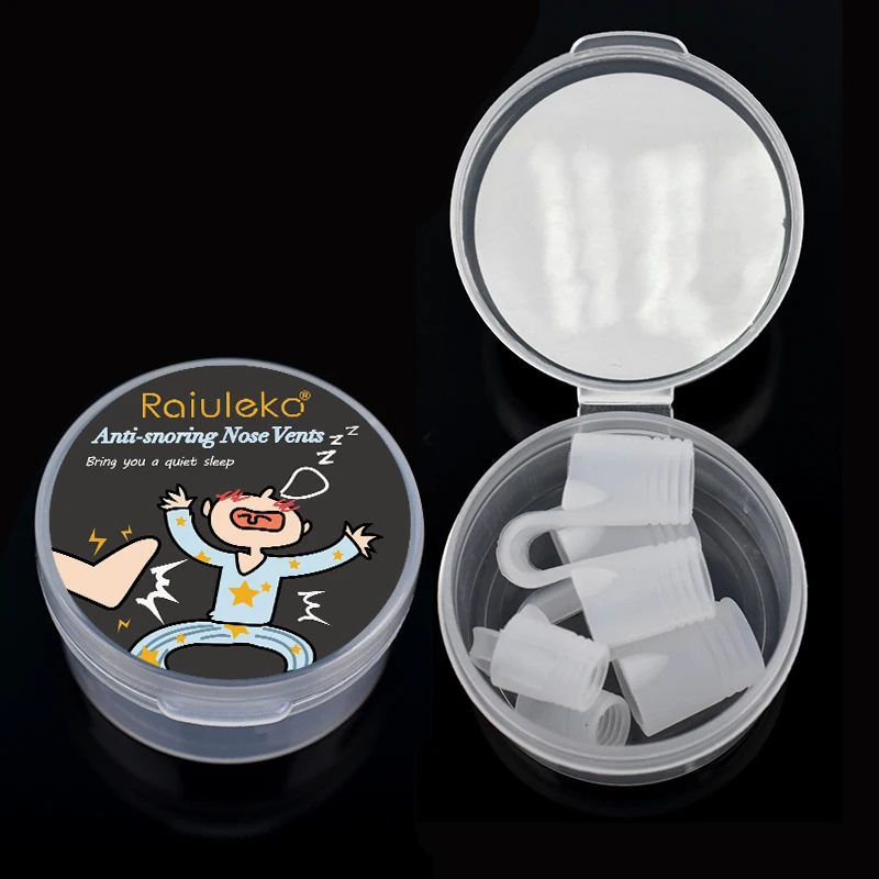 1/3 коробка против храпа апноэ зажим для носа Анти храп дыхательный аппарат стоп