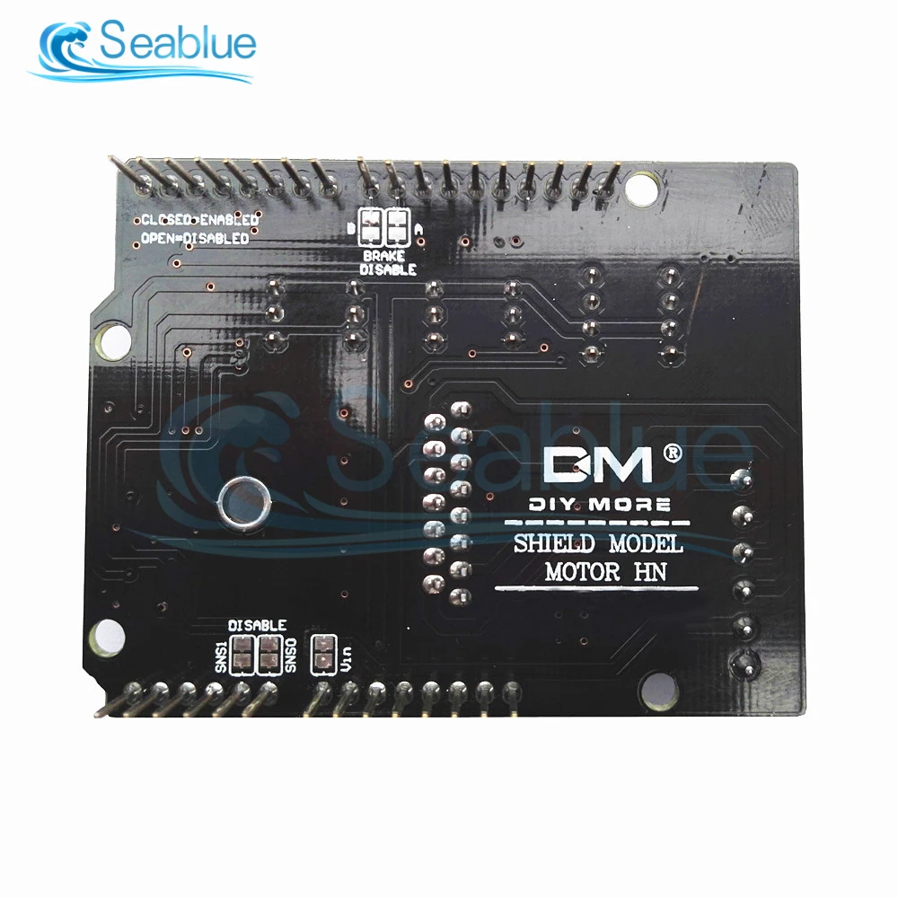 Плата расширения L298NH для Arduino R3 MEGA2560 двухканальный щит драйвера двигателя