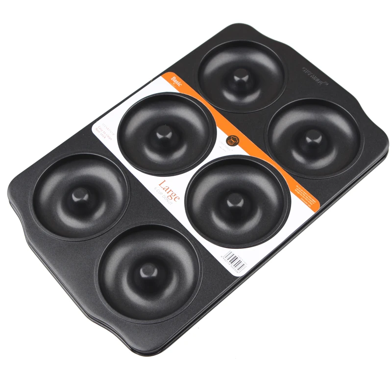 Большая форма для пончика 6 чашек полая печенья антипригарная торта пончиков |