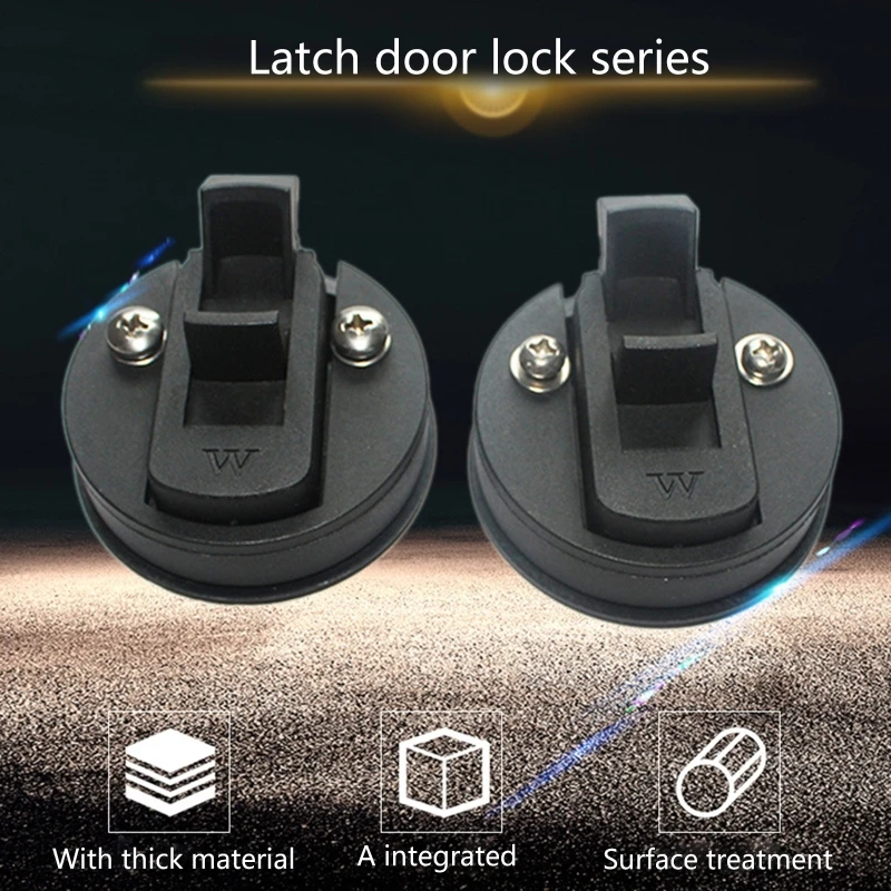 

2" Round Locking Flush Pull Latch Replacement Plastic For RV Marine Boat Southco