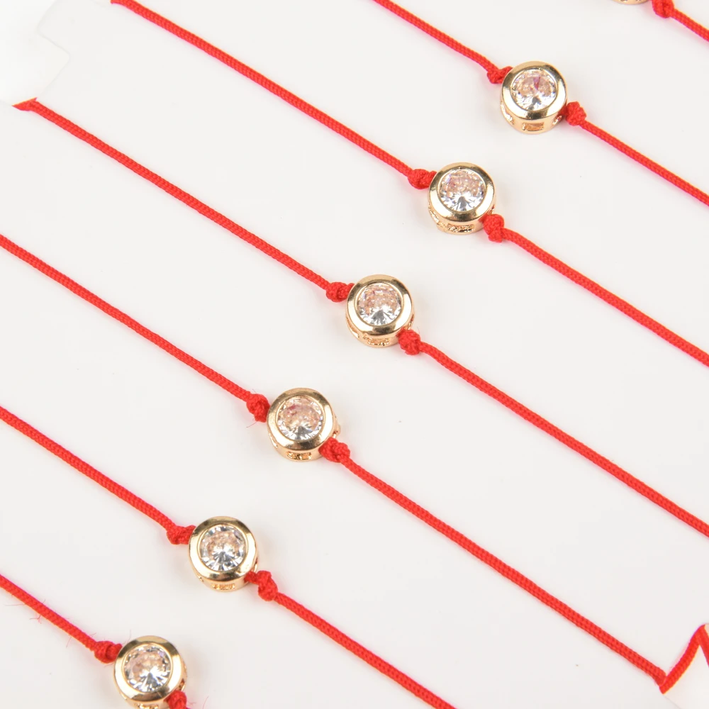 60 шт./лот парные круглые ААА циркониевые шармы-браслеты для женщин и мужчин