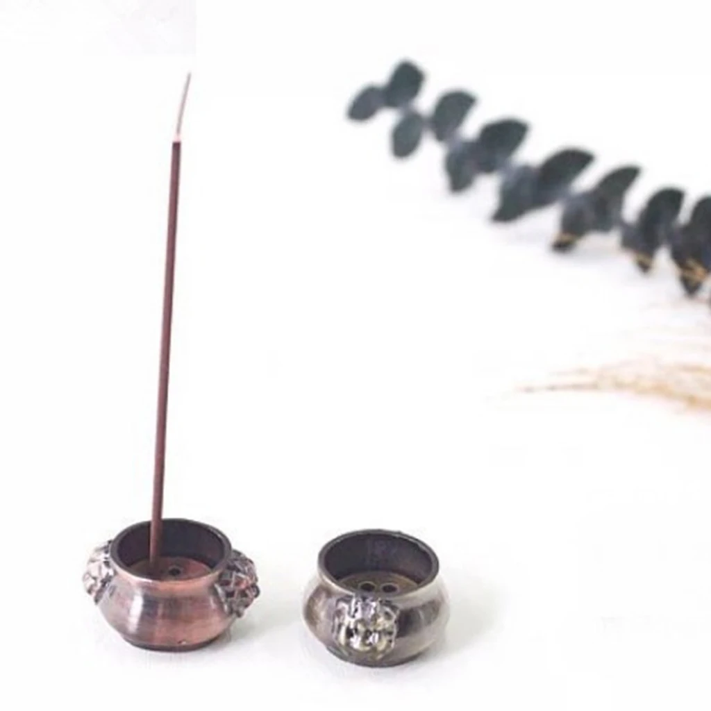 Держатель для благовоний из китайского медного сплава дизайн Льва