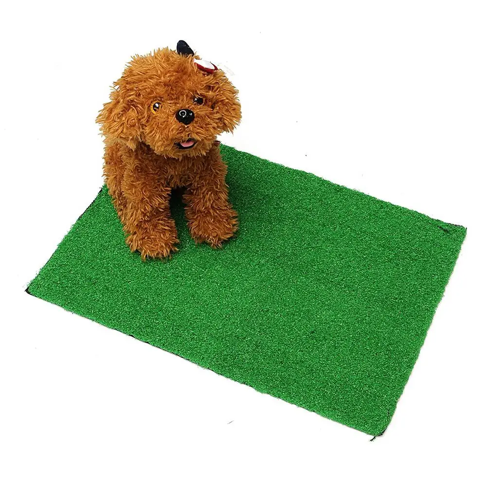 Pet Dog Cat Artificial Grass Toilet Mat Indoor Potty Trainer Grass Turf Pad Pet Supplies Trainer Indoor Training Pet Products