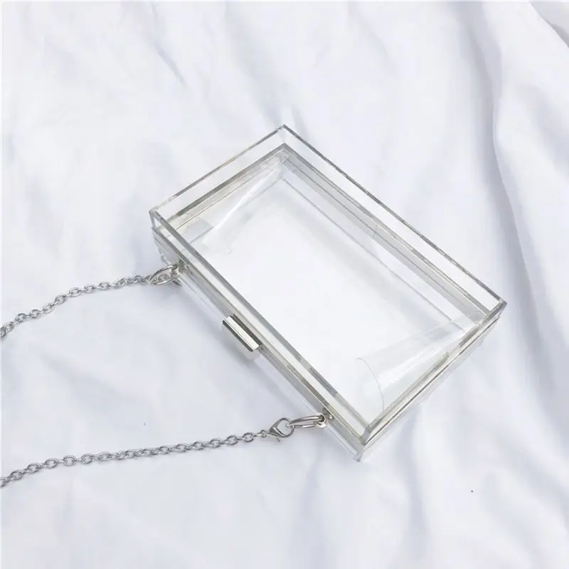 

Women Lady Acrylic Handbag Evening Clutch Bridal Wedding Party Prom Wallet Purse LX9F