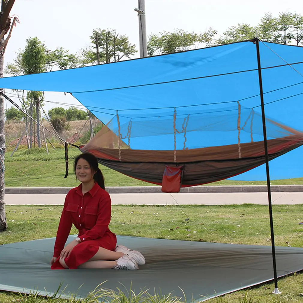 Квадратный навес многофункциональный туристический коврик толстая ткань