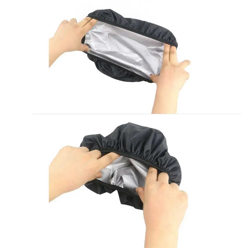 Силиконовый чехол для велосипедного сиденья черный Водонепроницаемый