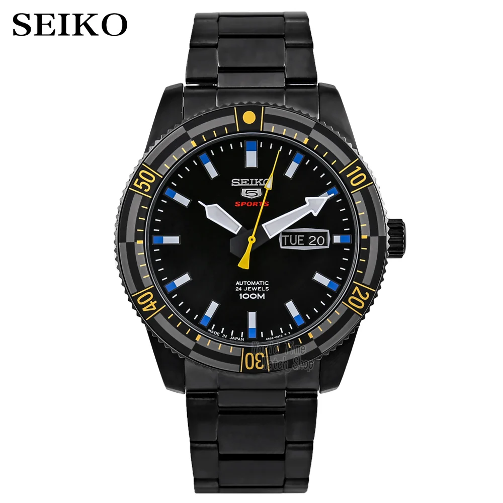 Seiko мужские 5 автоматические часы люксовый бренд водонепроницаемые спортивные