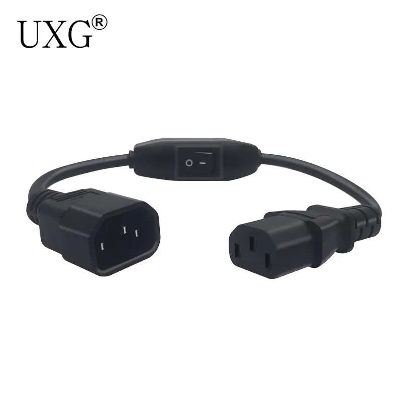 Удлинительный шнур питания IEC 320 C13 Female C14 Male с 10 А выключателем кабель адаптера Fr PDU