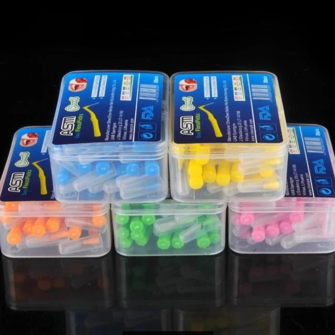 

Interdental Brush Curved Interdental Brush Cleaning Tooth Socket Toothbrush Correction Tooth Gap Cleaning Brush 20 PCs