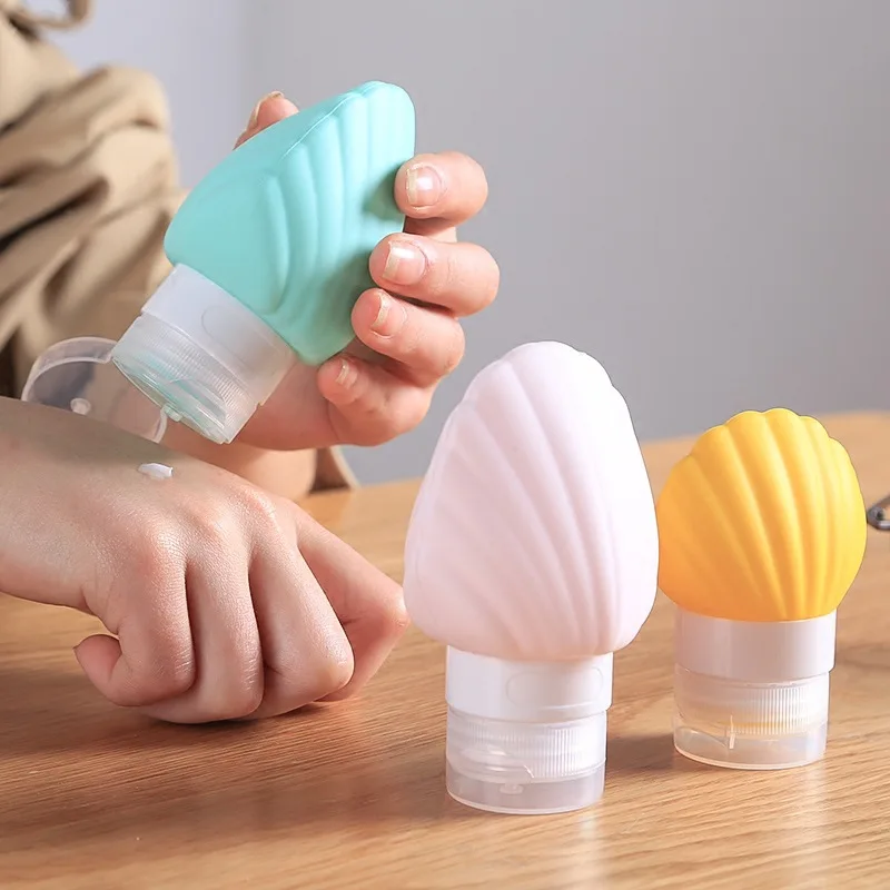

40/90ML Portable Bottle Silicone Cosmetic Bottled Shampoo Storage Bottle Soft Outer Ear Bottle Travel Point Bottle