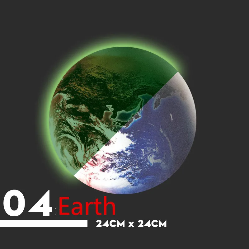 Новинка! Земля Юпитер солнце венена уран Сатурн Нептун флуоресцентные наклейки