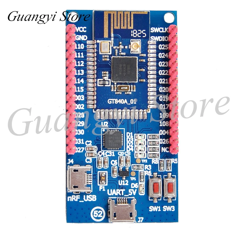 NRF52840 коммутационная плата Bluetooth 5 MESH ZIGBEE низкое энергопотребление|Запчасти для