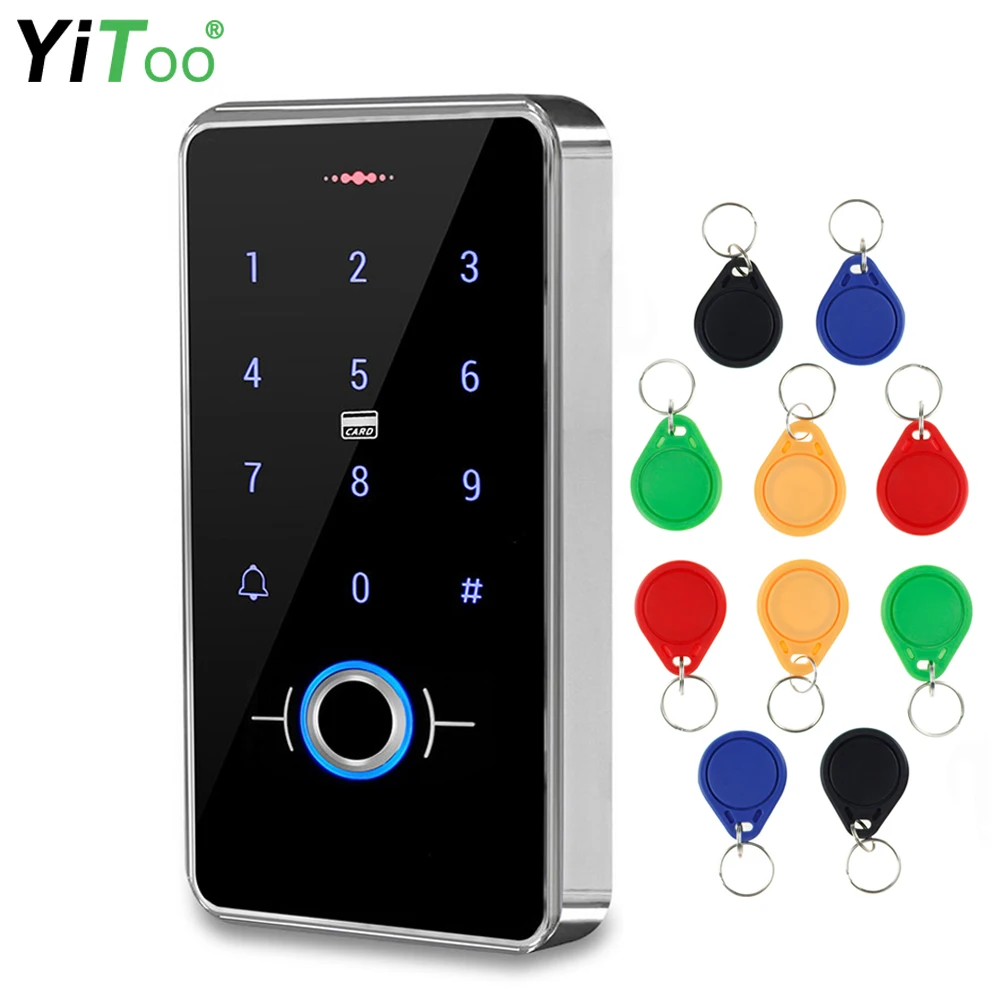 YiToo IP68 полностью водонепроницаемая сканер отпечатков пальцев RFID клавиатура