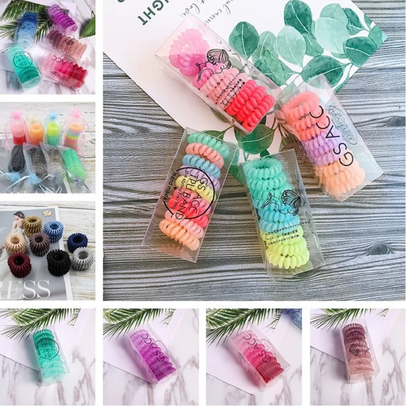 Резинки для волос женские эластичные аксессуар с держателем телефона 9 шт./3 шт.| |