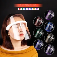 minimalism design 7 colors led facial mask photon therapy anti acne wrinkle removal skin rejuvenation face skin care tools