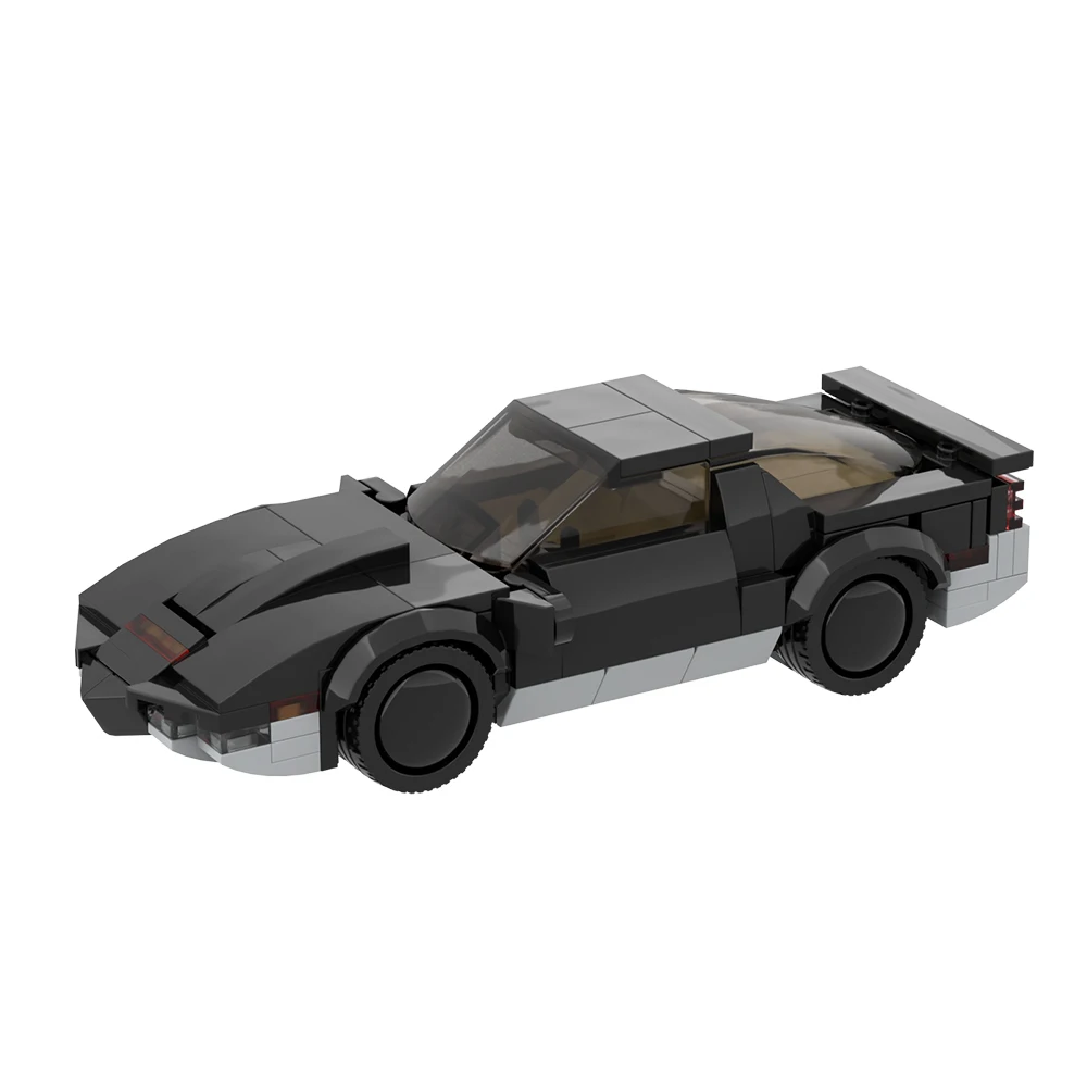 

KITT-Knight Rider (+KARR) Racing Car Modular Assembly Model Building Blocks MOC Movie Collection Sportscar Bricks Toys for Kids