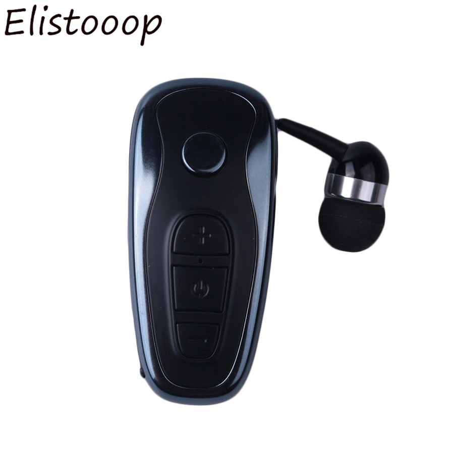 Беспроводная гарнитура Bluetooth 4 1 вибрирующие наушники с зажимом для изгиба