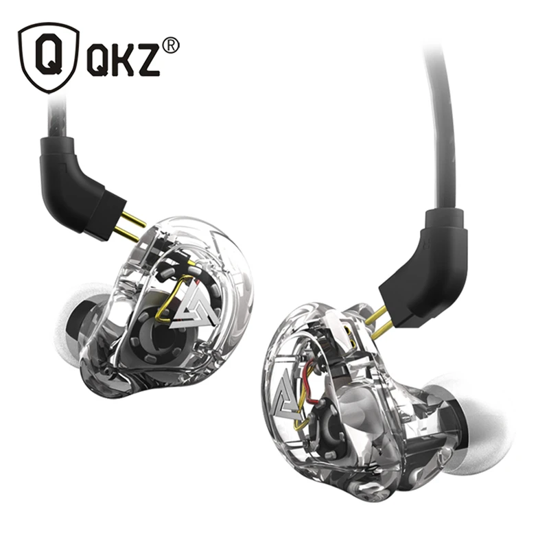 Новинка QKZ VK1 4DD наушники вкладыши HIFI DJ Monito спортивные для бега ZS10 ZS6 fone de ouvido