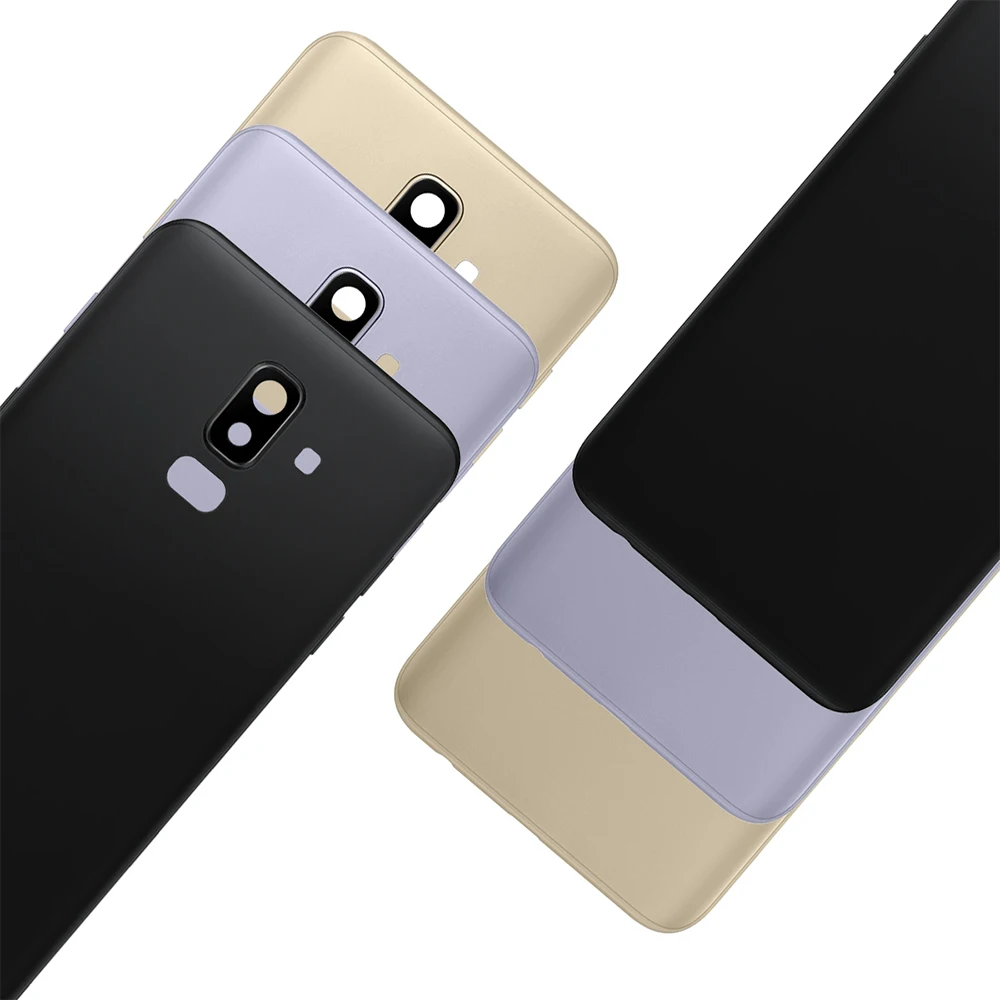 Для samsung Galaxy J8 J810 J810F SM-J810F корпус батарея Дверь задняя крышка корпус J810FN Замена