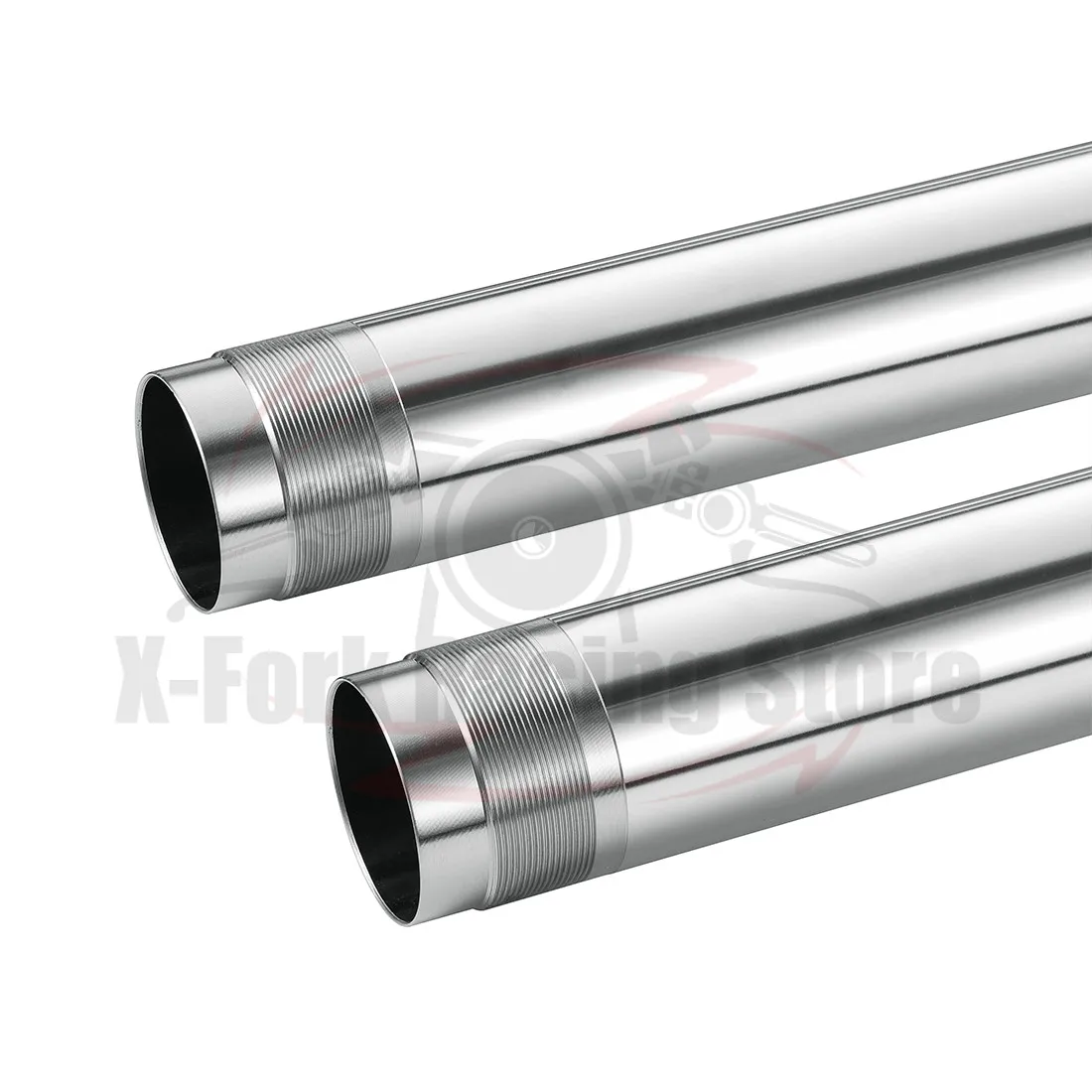 

Front Inner Fork Tubes Pipes Silver Pair For SUZUKI GSX1300BK B-King 2008-2011 2009 2010 51120-23H00-000 43x530mm