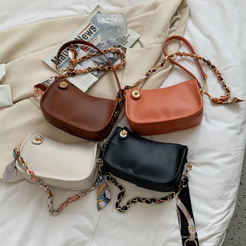 

High Quality Crossbody Bags For Women 2021 Classic Retro Female Shoulder Bag Buckle Zipper Design Atmospheric Young Girl Bag