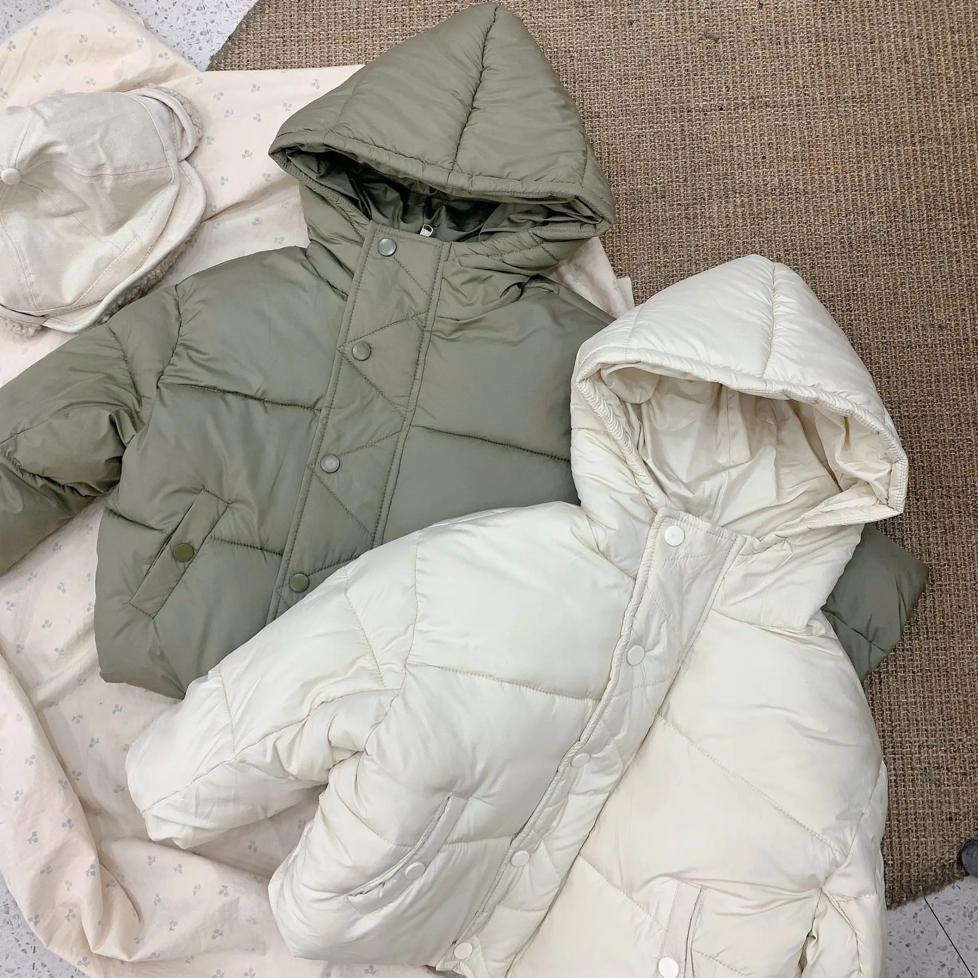 Пуховик детский хлопковый для девочек 2021 | Детская одежда и обувь