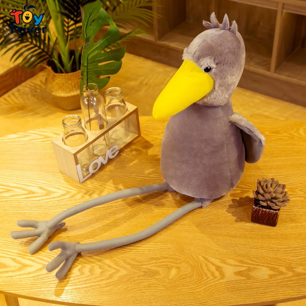 Kawaii Toucan птица кит голова аист плюшевая игрушка тривер мягкие животные кукла