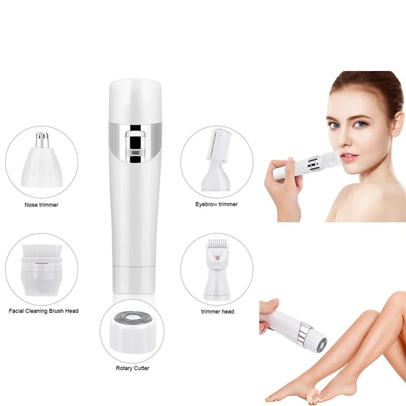 Эпилятор женский 5 в 1 с USB зарядкой устройство для безболезненного удаления волос
