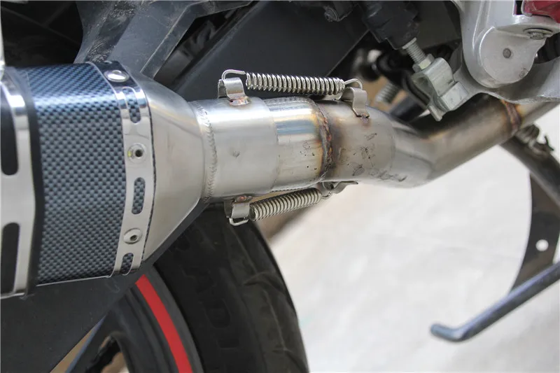 Alconstar-универсальный модифицированный глушитель для мотоцикла Akrapovic с DB Killer Dirt Street Bike Скутер ATV выхлопной Z750 TMAX