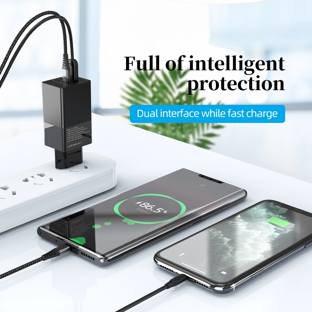 зарядное устройство usb accezz gan 65 вт quick