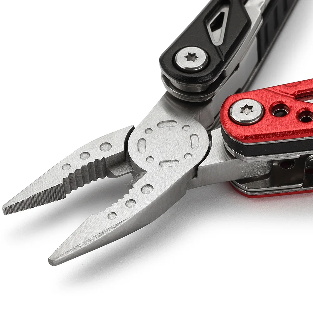 10 in 1 Plier Multitool Set Foldable Pliers Pocket EDC Camping Outdoor Survival Hunting Tool with Nylon Pouch Screwdriver Opener |