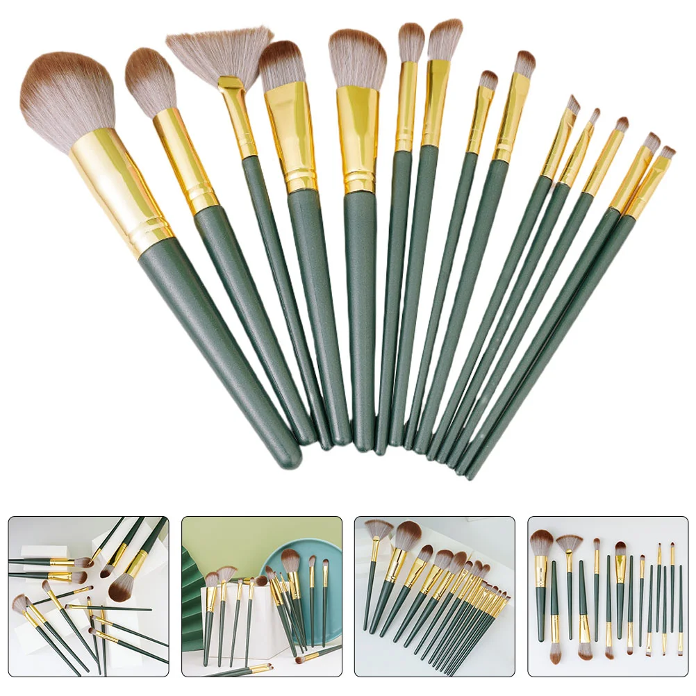 

14Pcs Practical Cosmetics Brushes Face Powder Brushes Blush Makeup Brushes