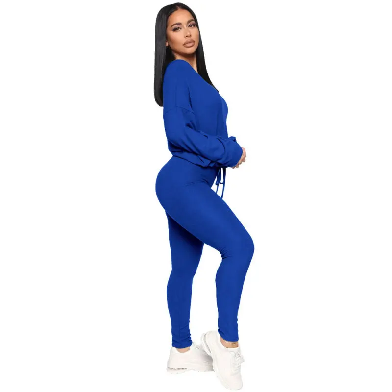 Женский костюм Новинка Весна 2021 с круглым вырезом без бретелек длинным рукавом