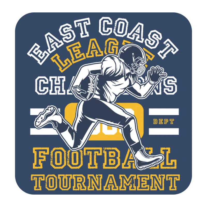 

EAST COAST Rugby Club Sticker Decal #1208