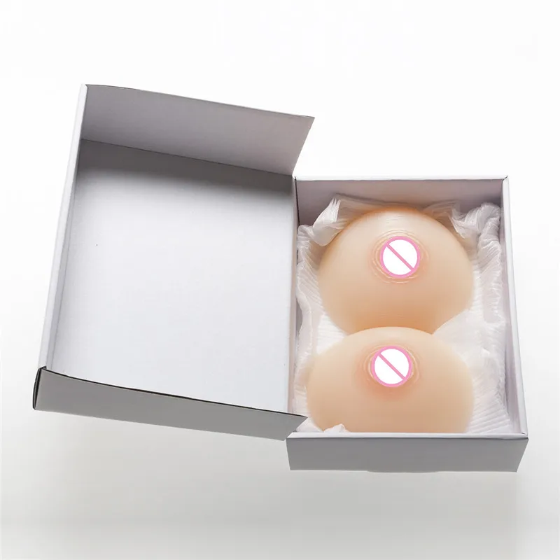 500 г/пара классическая круглая грудь силиконовые искусственные груди