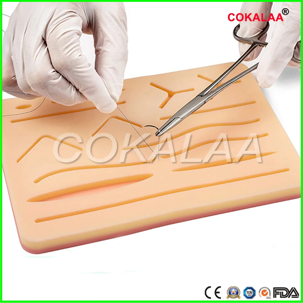 New skin suture model silicone anatomy with wound shape surgery practice COLKALAA | Красота и здоровье