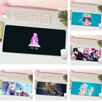 rokudenashi majutsu koushi to akashic records anime mouse mat l large gamer keyboard pc deskmat computer tablet gaming mouse pad