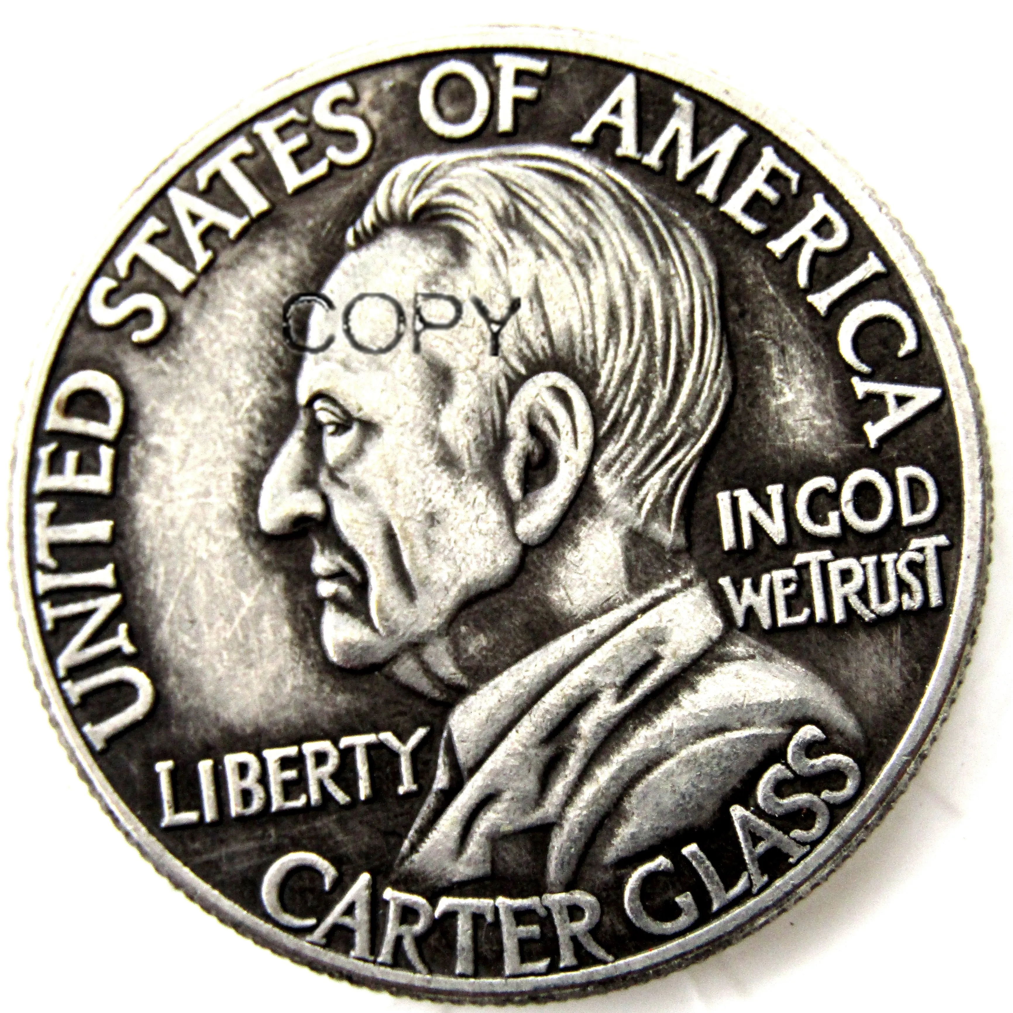 

1936 Lynchburg HALF DOLLAR Silver Plated Copy Coin