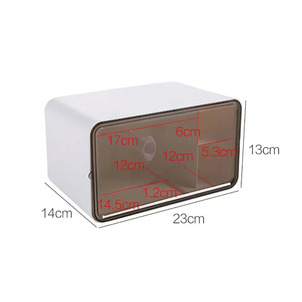 

Toilet tissue box shower storage box wall hanging pumping paper roll paper trash bag storage box waterproof multifunctional rack