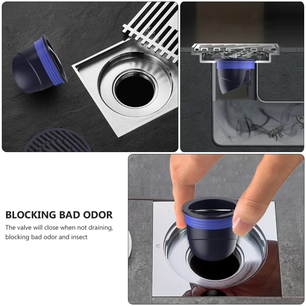 

4 PCS Sink Drain Core Sewer Backflow Odor Preventer Replacement Sink Plug