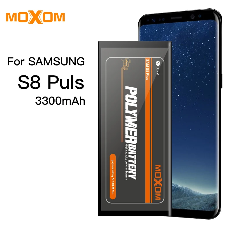 MOXOM аккумулятор для Samsung Galaxy S8 Plus сменный 3300 мАч EB BG9G955 G955F G955A G955T G955S литий