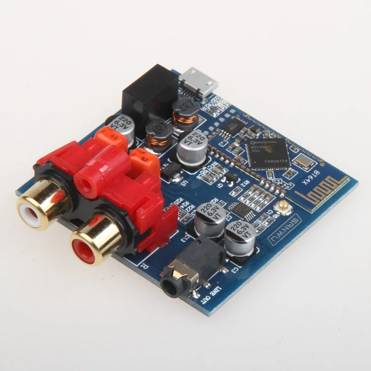 5 в постоянного тока HIFI Bluetooth 0 APTX беспроводной аудиоприемник стерео RCA 3 мм адаптер
