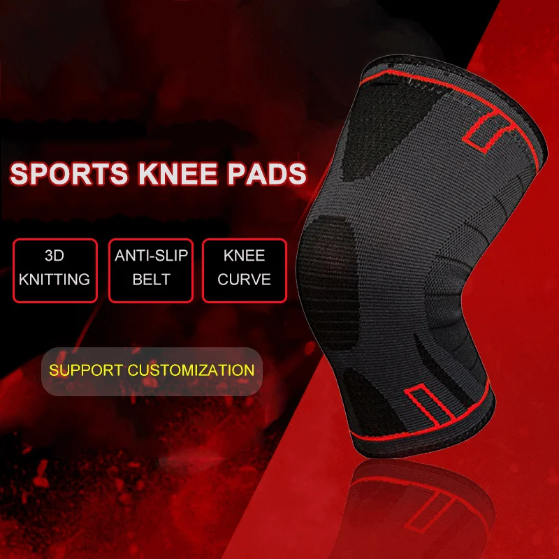 

CHAOBA Knee Pads Outdoor High Elastic Compression Non-slip Nylon Knee Pads Breathable Wrap Protector Outdoor Sports Protection