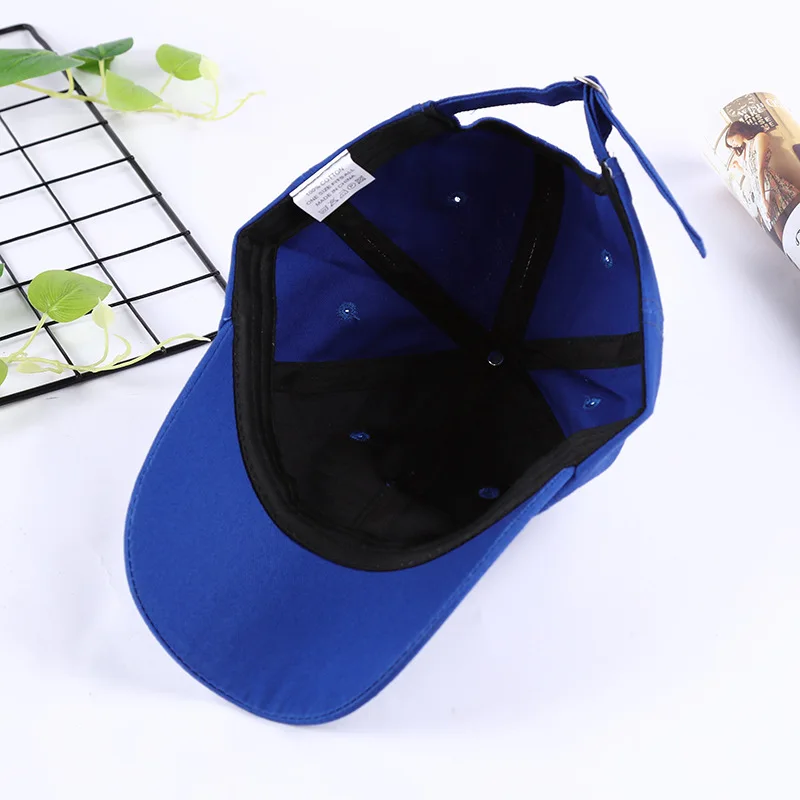 Korean fashionista spring and summer baseball cap male embroidered alphabet duck tongue outdoor sunshade hat female |
